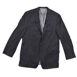 Calvin Klein Black Wool Blazer 42L Preowned - Men's 100% Wool Premium Canada